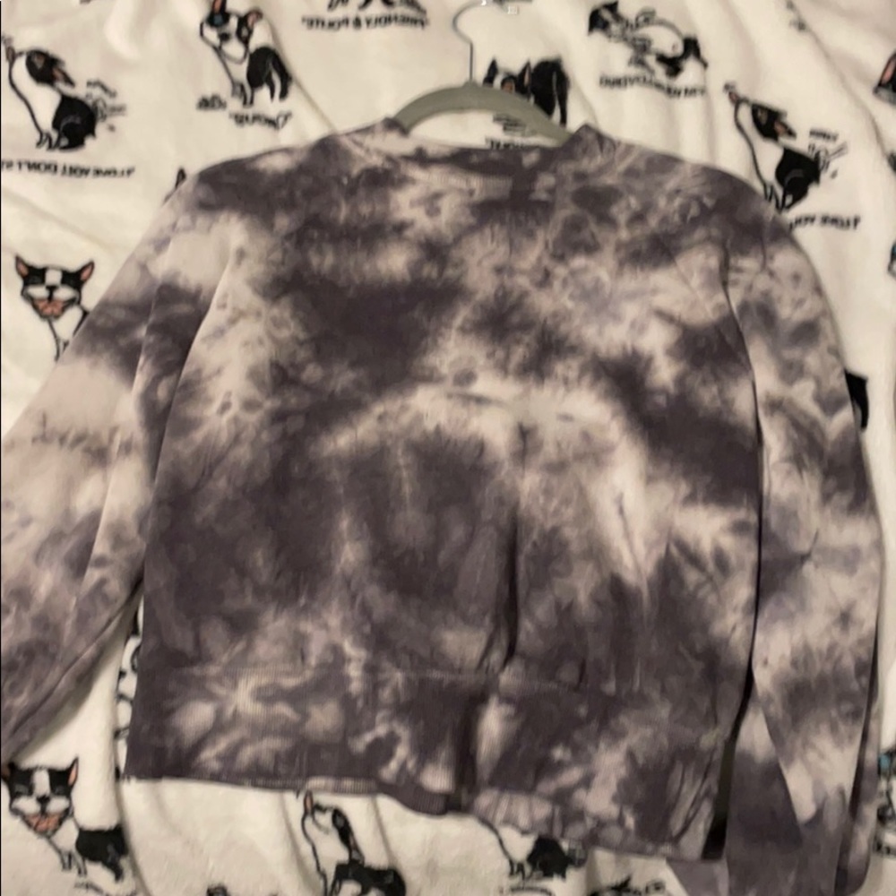 Tie dye crew neck